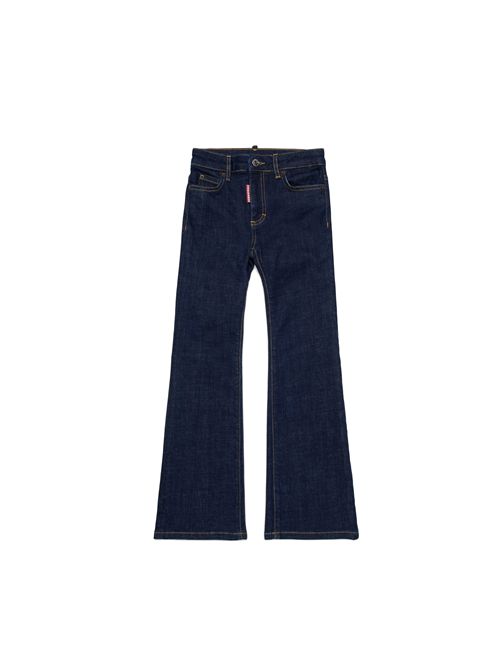 Pantalone, bambina, logato. DSQUARED2 | DQ2633 D0AAMDQ01